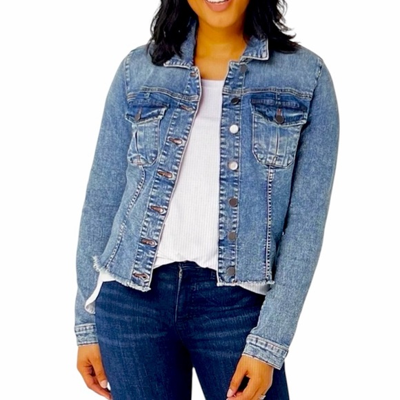 Kut from the Kloth Jackets & Blazers - KUT FROM THE KLOTH➕Destroyed Denim Jacket